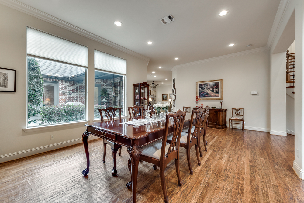    Formal Dining Area with Courtyard Views 
