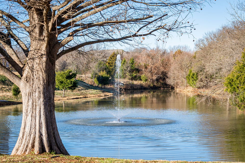 Fountain Across from Home