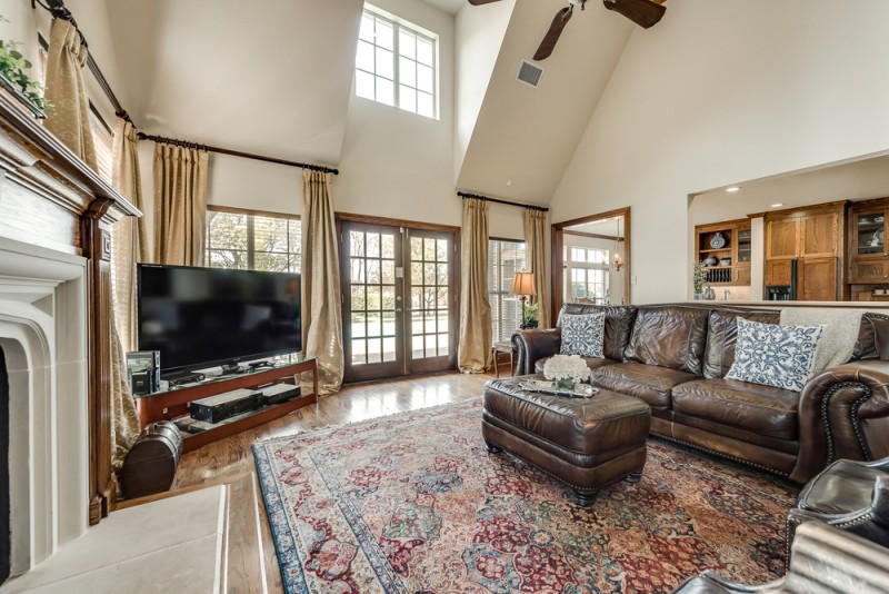    Family Room with Gorgeous Views and Abundance of Natural Light 