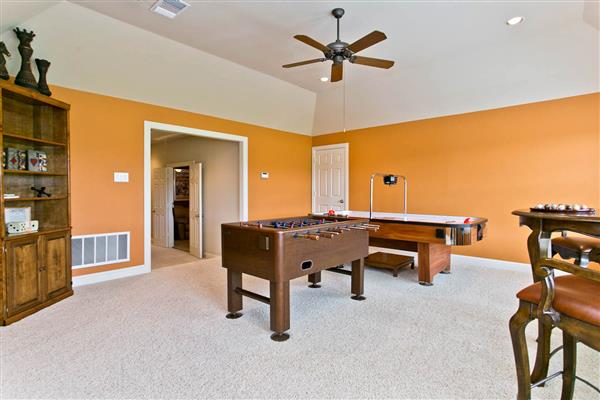    Game Room with Attic Entry 